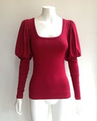 Image of Antoinette Top, Bordeaux