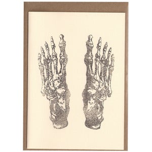 Image of Feet Card [Bones]
