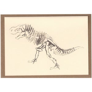 Image of Dinosaur Card [Bones]