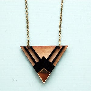 Image of Egyptian Triangle Necklace by Nylon Sky 