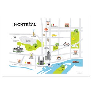 Image of Map of Montreal