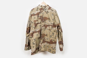 Image of Vintage Chocolate Chip Camo Shirt Jacket