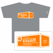 Image of Make My Logo Bigger Cream Tee