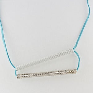 Image of stacked bars necklace