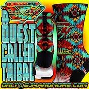 Image of "A Quest called Tribal" themed Nike elite sock 