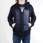 Image of Zipped Hoodie - Black