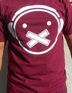 Image of Icon tee (Burgundy)