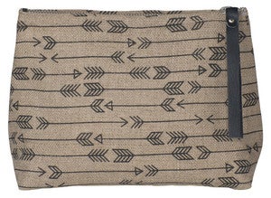 Image of Arrow Linen Small Cosmetic Bag