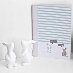 Image of Stripy Bunnies Notebook