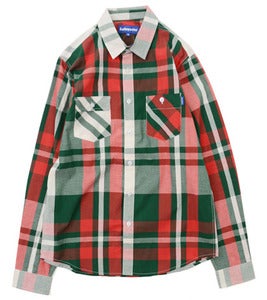 Image of LAFAYETTE BASIC COTTON PLAIDSHIRT