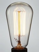 Image of PEAR SHAPE | squirrel cage filament lightbulb | 40W & 60W