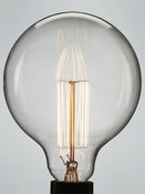 Image of LARGE GLOBE | exposed filament lightbulb | 40W & 60W