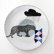 Image of Tiger in rain- Platter
