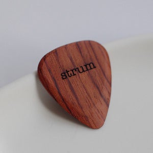 Image of Personalised Wooden Plectrum