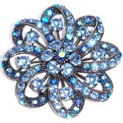 Image of Blue Blossom Brooch