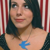 Image of Blue Bird Necklace