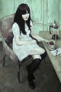 Image of A Pale Girl in Pale Camo (lmtd. ed. print)