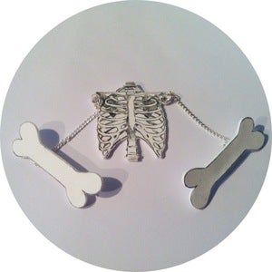 Image of Collar Adornments: Ribcage & Bones