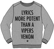 Image of Vipers Venom Grey Crewneck