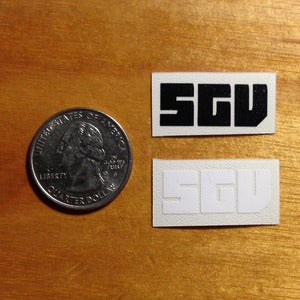 Image of SGV die cut sticker pack