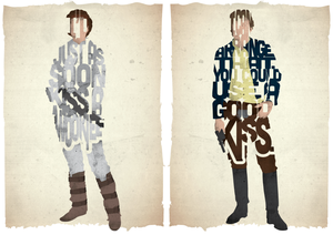 Image of Kiss A Wookiee/Good Kiss Set of 2 Prints
