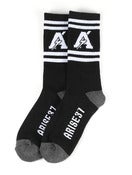Image of Thunder Socks- Black/White