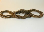 Image of Gold and Grey Single Strand Waist Bead