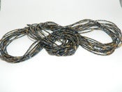 Image of Silver and Gold Single glass bead