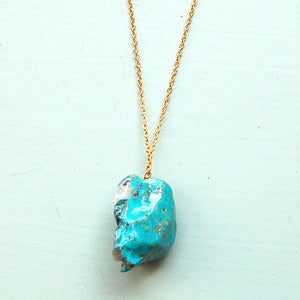 Image of Chrysocolla Necklace by Delilah Dust 