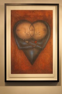 Image of "Wait, They Don't Love You Like I Love You" ltd. edition giclee print by Mydogsighs