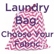Image of Extra Large Laundry Bag for Dorm and Travel : Choose Your Fabric