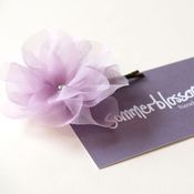 Image of lilac lover silk hair pin