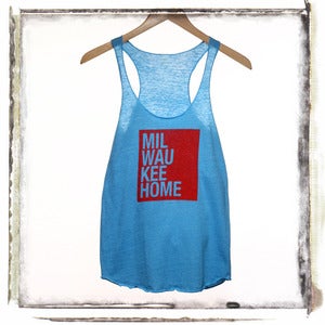 Eco-Heather Racerback Blue