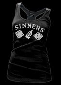 Image of Sinners Plaque Racer Back Tank Top