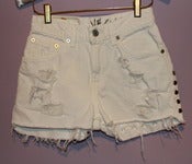 Image of Levis Studded Denim Shorts. SOLD OUT