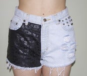 Image of Blk Cheetah High Waisted Shorts