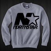 Image of "NORTHSTAR" Grey Crew Neck