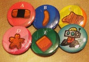 Image of The Ara-Rangers button set #1
