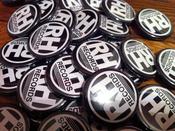 Image of Riot House Records 3 Inch Button FREE SHIPPING