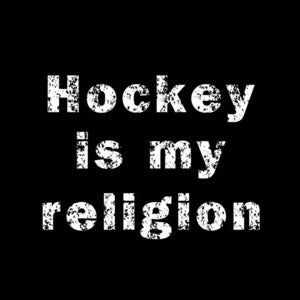 Image of Hockey is my religion shirt