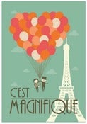 Image of C'est Magnifique Canvas Wall Print 