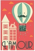 Image of L'Amour Canvas Wall Print 