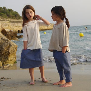 Image of Jupe Raissa chambray