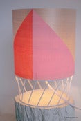 Image of Lampe Dowood Colonel corail et rose pâle ♥