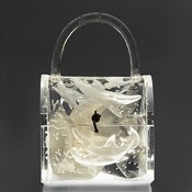 Image of Clear Lucite Light Up Bag