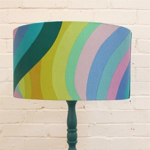 Image of Large Lampshade in Vintage Barbara Brown Heals Fabric