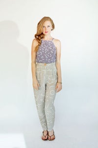 Image of Squiggle Pleated Pants