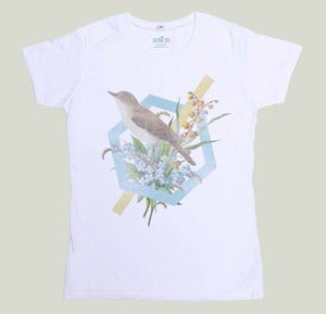 Image of T-shirt Pájaro Azul by J. S. Rickenmann