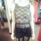 Image of Lace High Low Top 