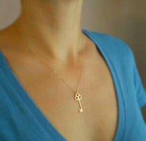 Image of Skeleton Key Necklace